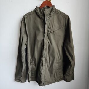 Toad&Co Ripstop Shirt Jacket XL Green Cotton Nylon Blend Mens‎ Outerwear